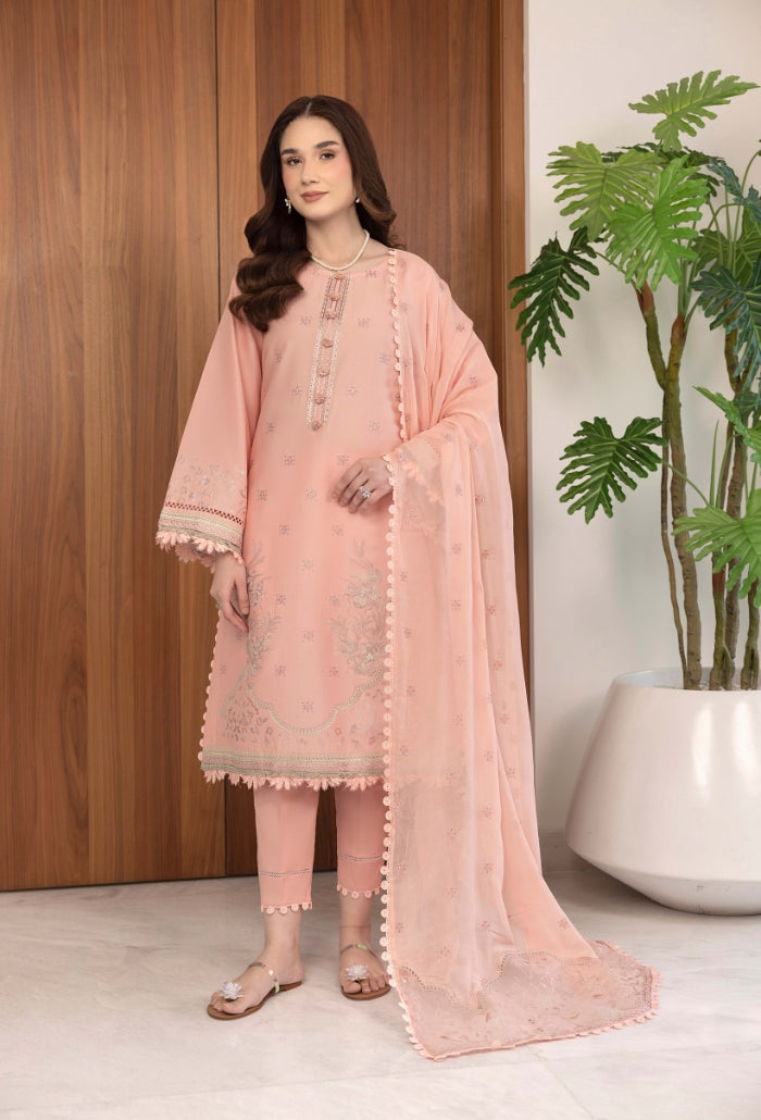Dilkash - D04 Organza Pakistani Summer Dresses - Humdum - 3