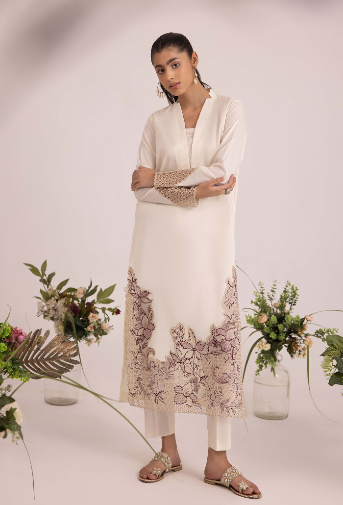 Pret 2 - D02 Lawn Pakistani Summer Dresses - Humdum - 4