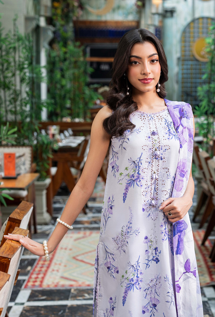 EDEN GARDEN CHAPTER 2 D05 Chiffon Pakistani Summer Dresses - Humdum - 1