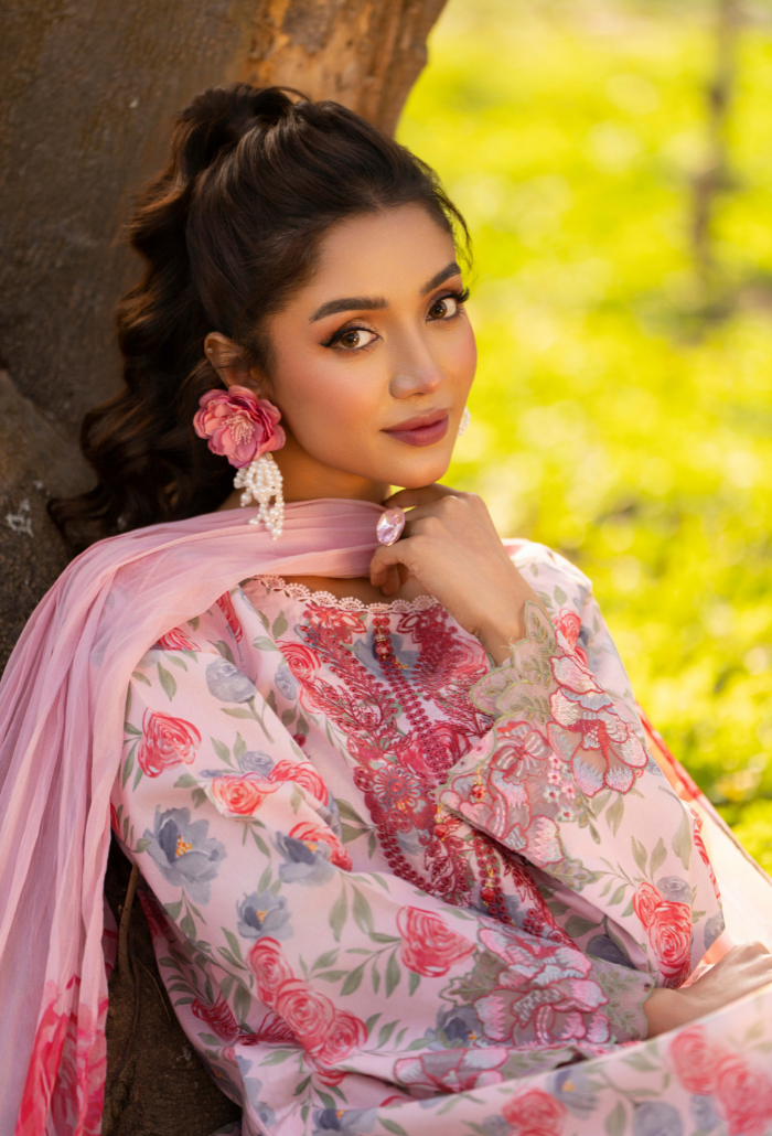 Eden Garden Chapter 3 - D08 Chiffon Pakistani Summer Dresses - Humdum - 4