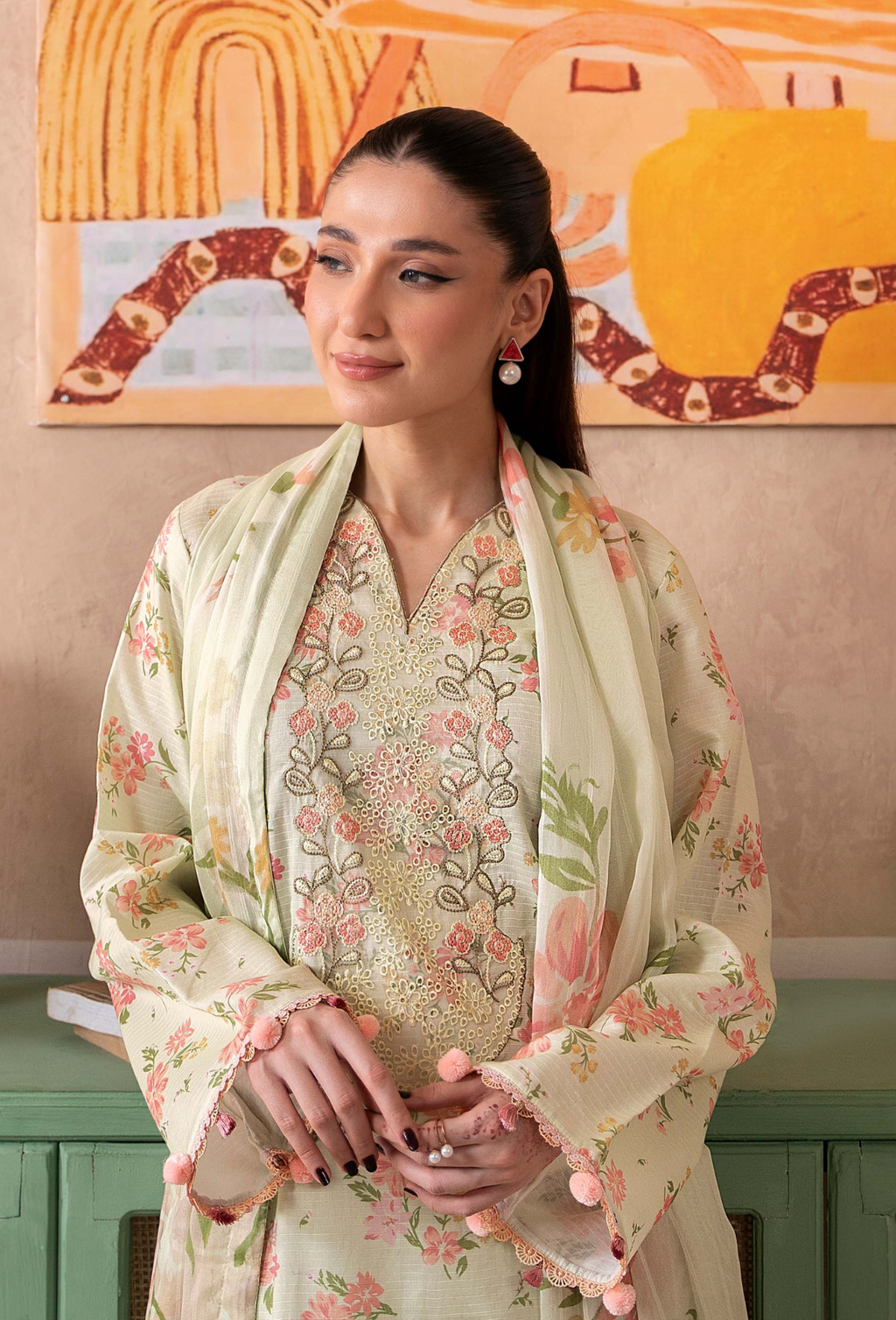 Kanwal - D09 Chiffon Pakistani Summer Dresses - Humdum - 3