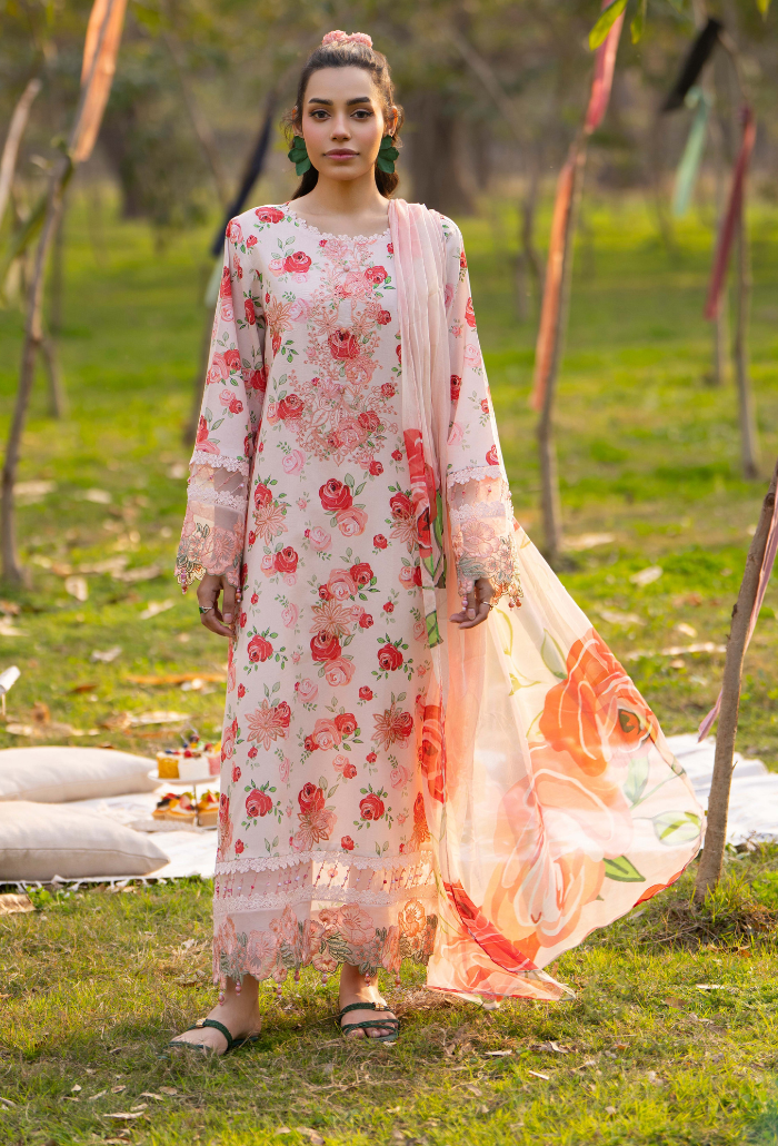 Eden Garden Chapter 3 - D01 Chiffon Pakistani Summer Dresses - Humdum - 1