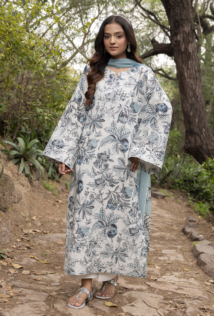 Eden Garden - D09 Chiffon Pakistani Summer Dresses - Humdum - 1