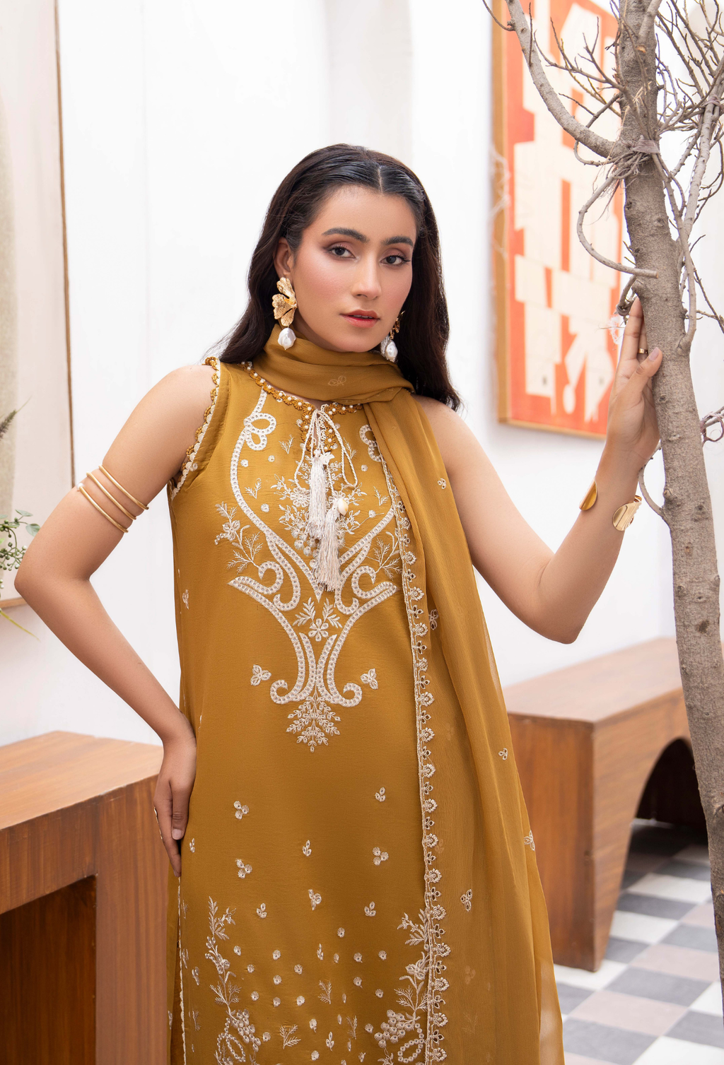NAYAB - D06 Chiffon Pakistani Summer Dresses - Humdum - 4