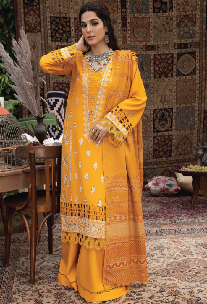Denara - D03 Jacquard Pakistani Winter Dresses - Humdum - 1