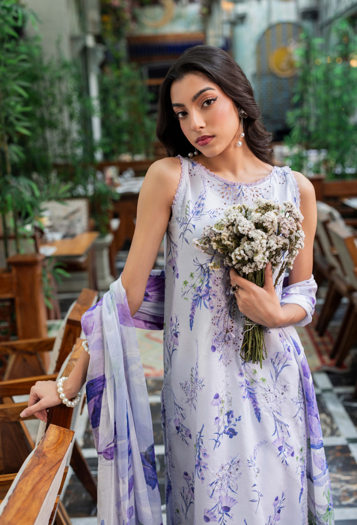 EDEN GARDEN CHAPTER 2 D05 Chiffon Pakistani Summer Dresses - Humdum - 4