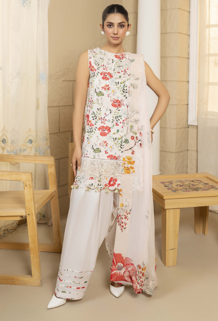Senora - D05 Chiffon Pakistani Summer Dresses - Humdum - 1