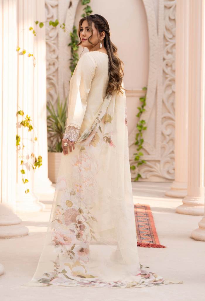 Summer Breeze - D09 Chiffon Pakistani Summer Dresses - Humdum - 2