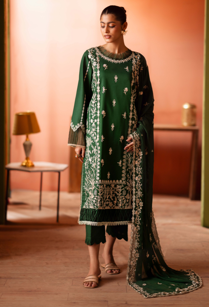 Lalarukh - D10 Chiffon Pakistani Summer Dresses - Humdum - 1
