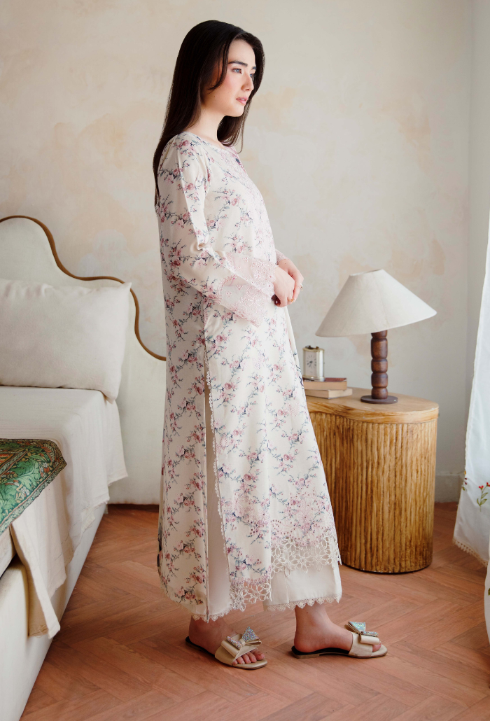 LAYLA - D10 Organza Pakistani Winter Dresses - Humdum - 3