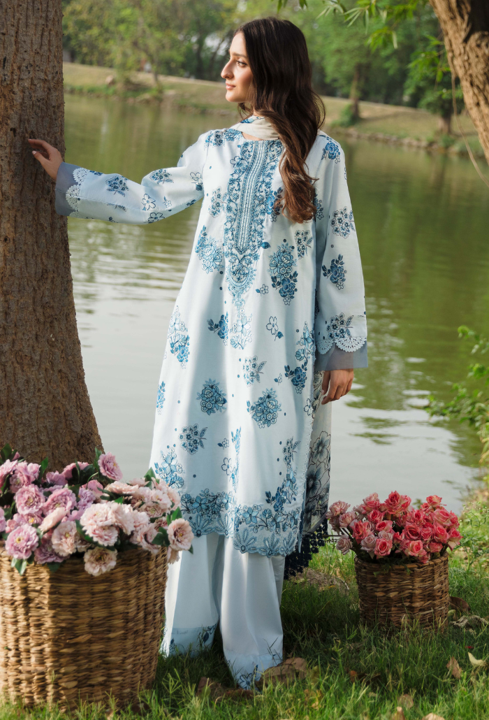 Summer Breeze - D10 Chiffon Pakistani Summer Dresses - Humdum - 1