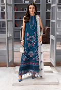 Fareeha - D01 Chiffon Pakistani Winter Dresses - Humdum - 1