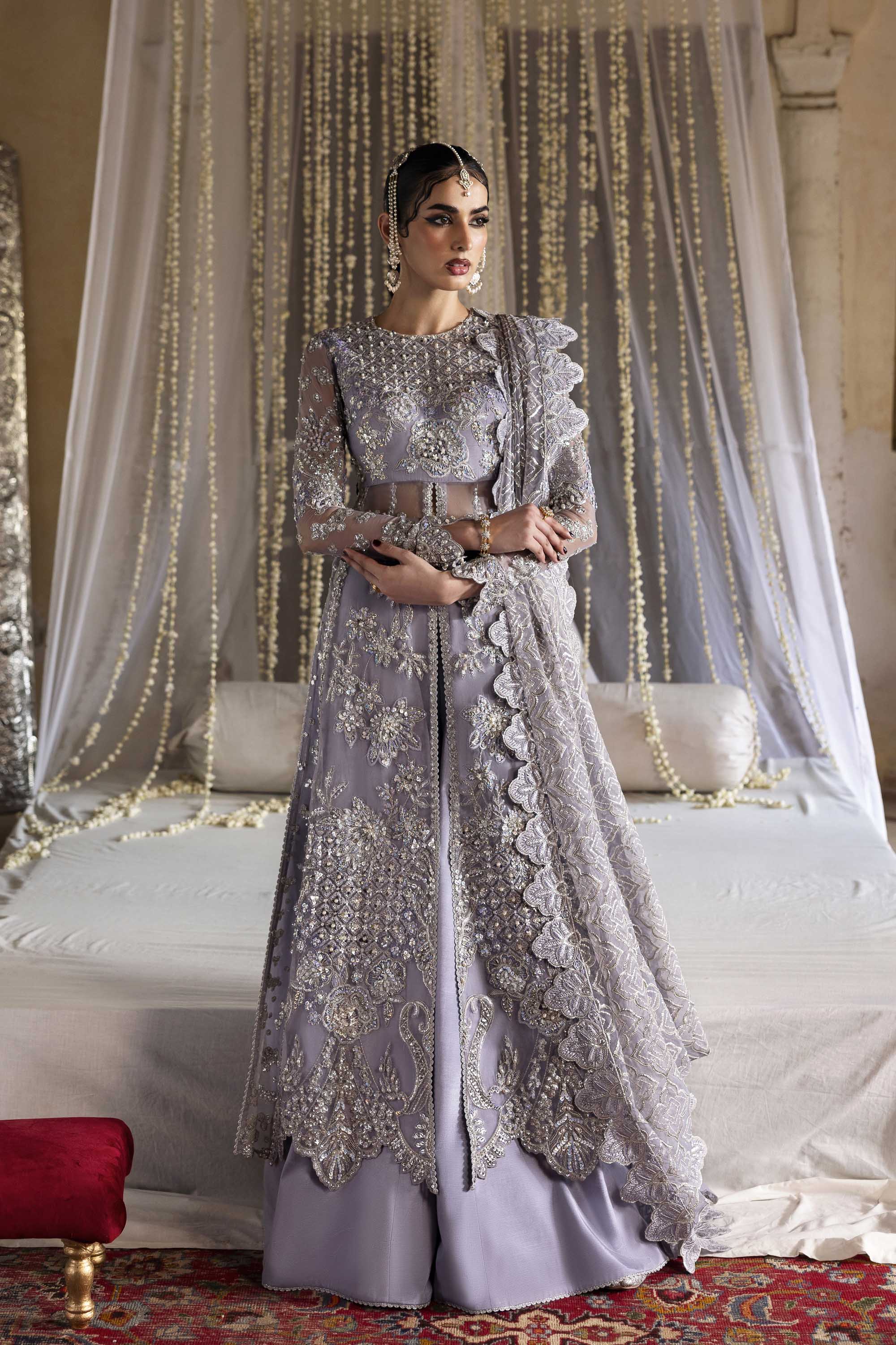 Yashm Raw Silk Pakistani Formal Dresses