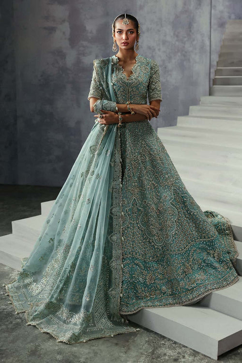 Amore Raw Silk Pakistani Formal Dresses - Afrozeh - 1