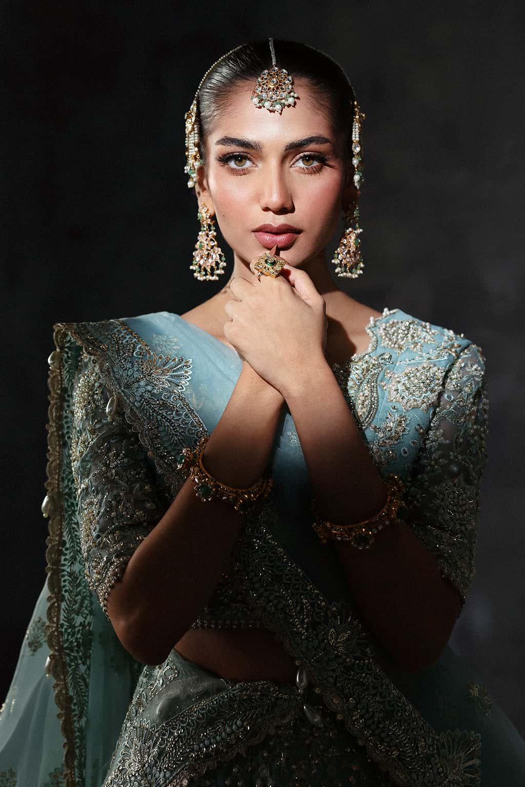 Amore Raw Silk Pakistani Formal Dresses - Afrozeh - 7