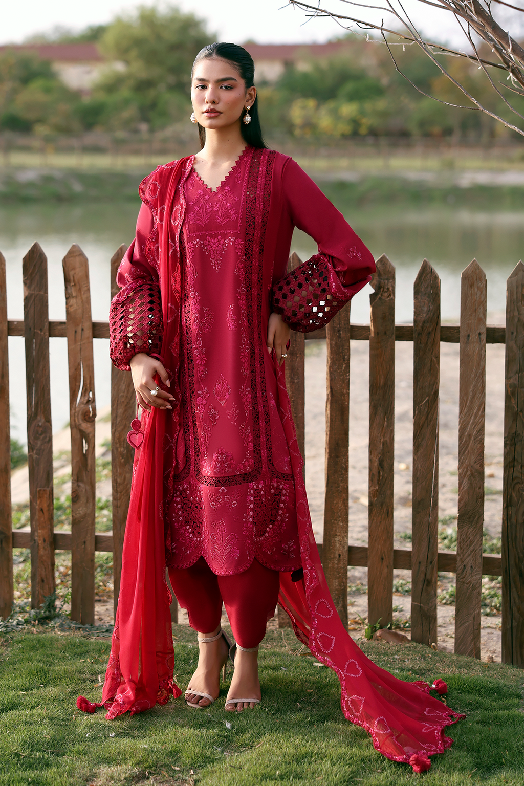 Cynelle Embroidered Pakistani Dress