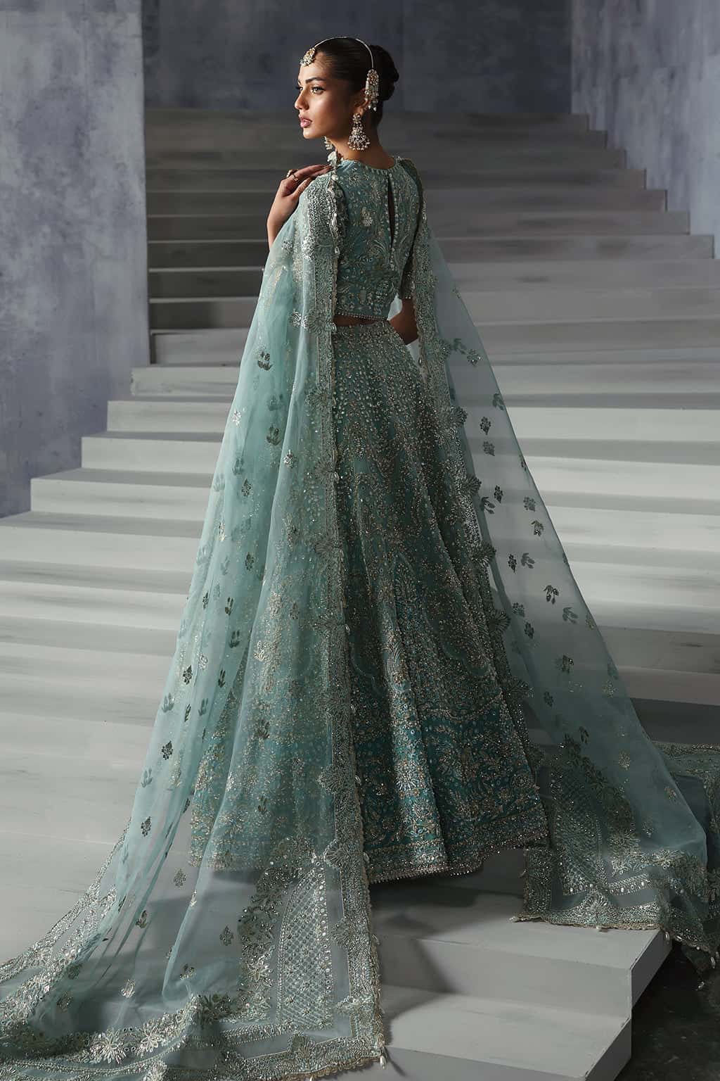Amore Raw Silk Pakistani Formal Dresses - Afrozeh - 2