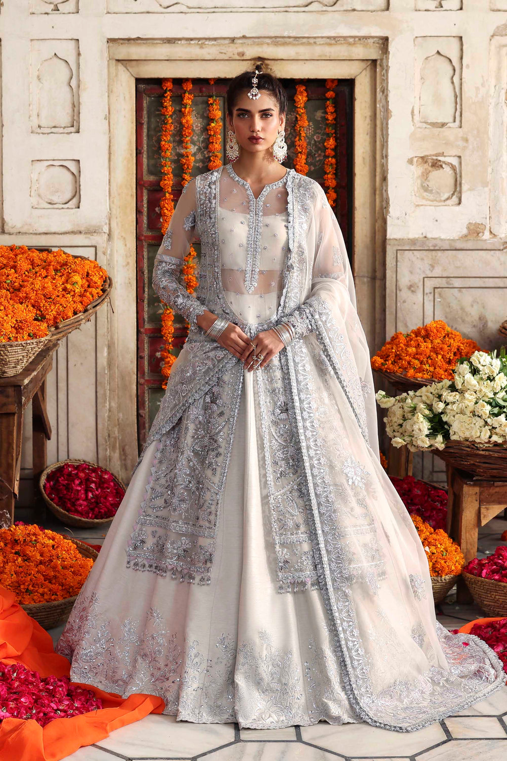 Safina Raw Silk Pakistani Formal Dresses