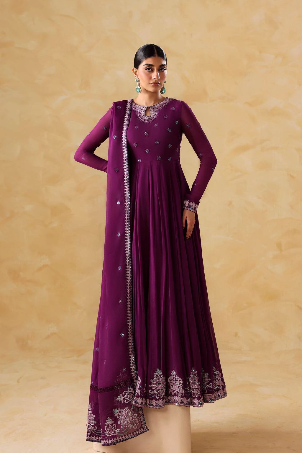 Aurea Raw Silk Pakistani Formal Dresses