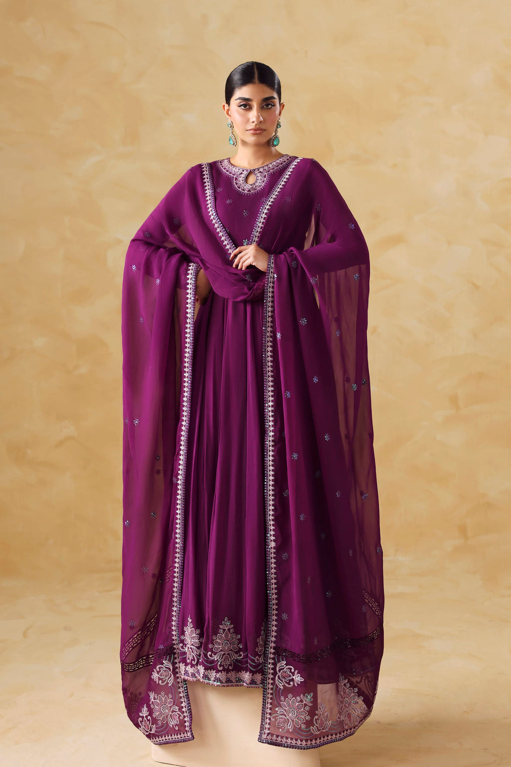 Aurea Raw Silk Pakistani Formal Dresses