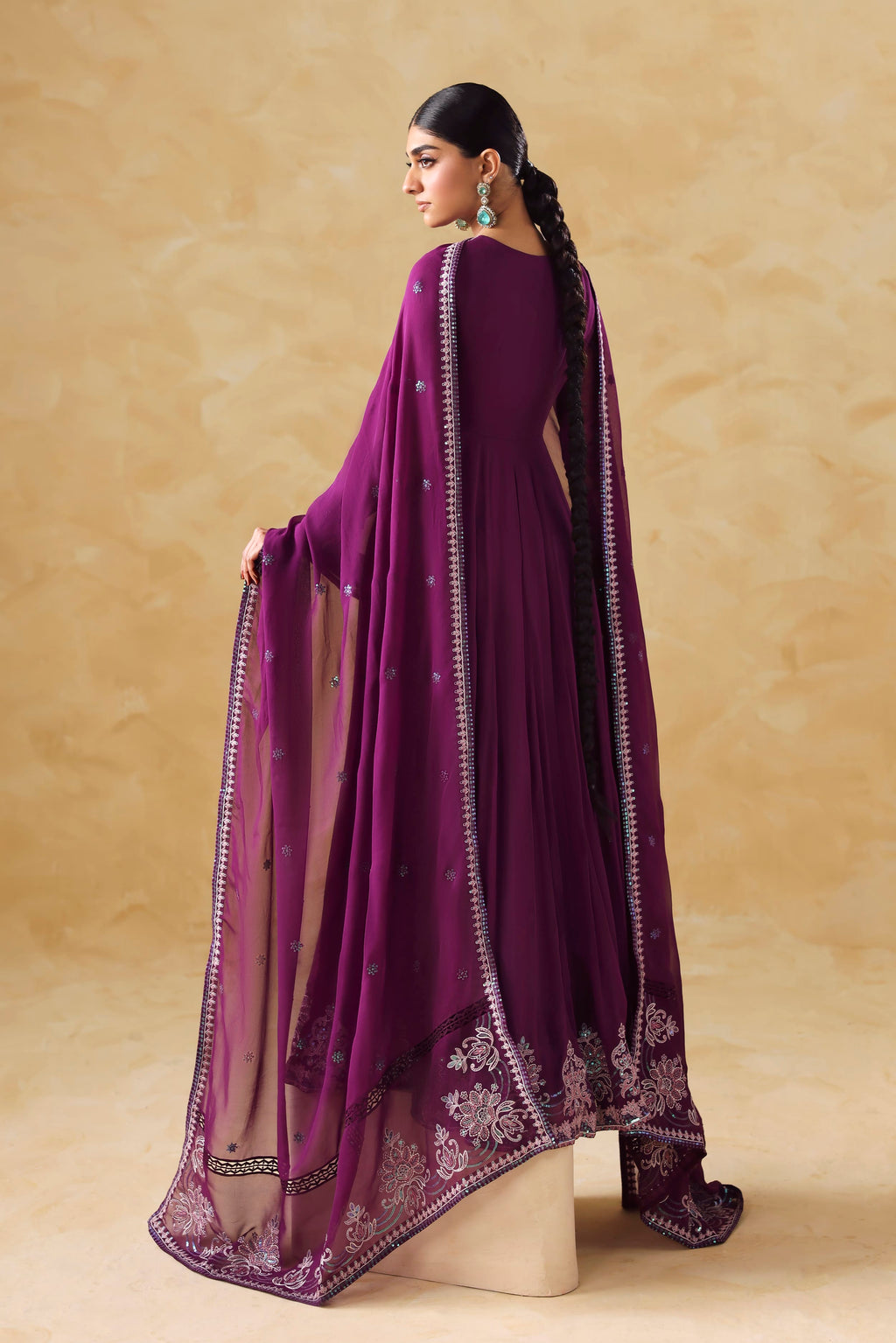 Aurea Raw Silk Pakistani Formal Dresses