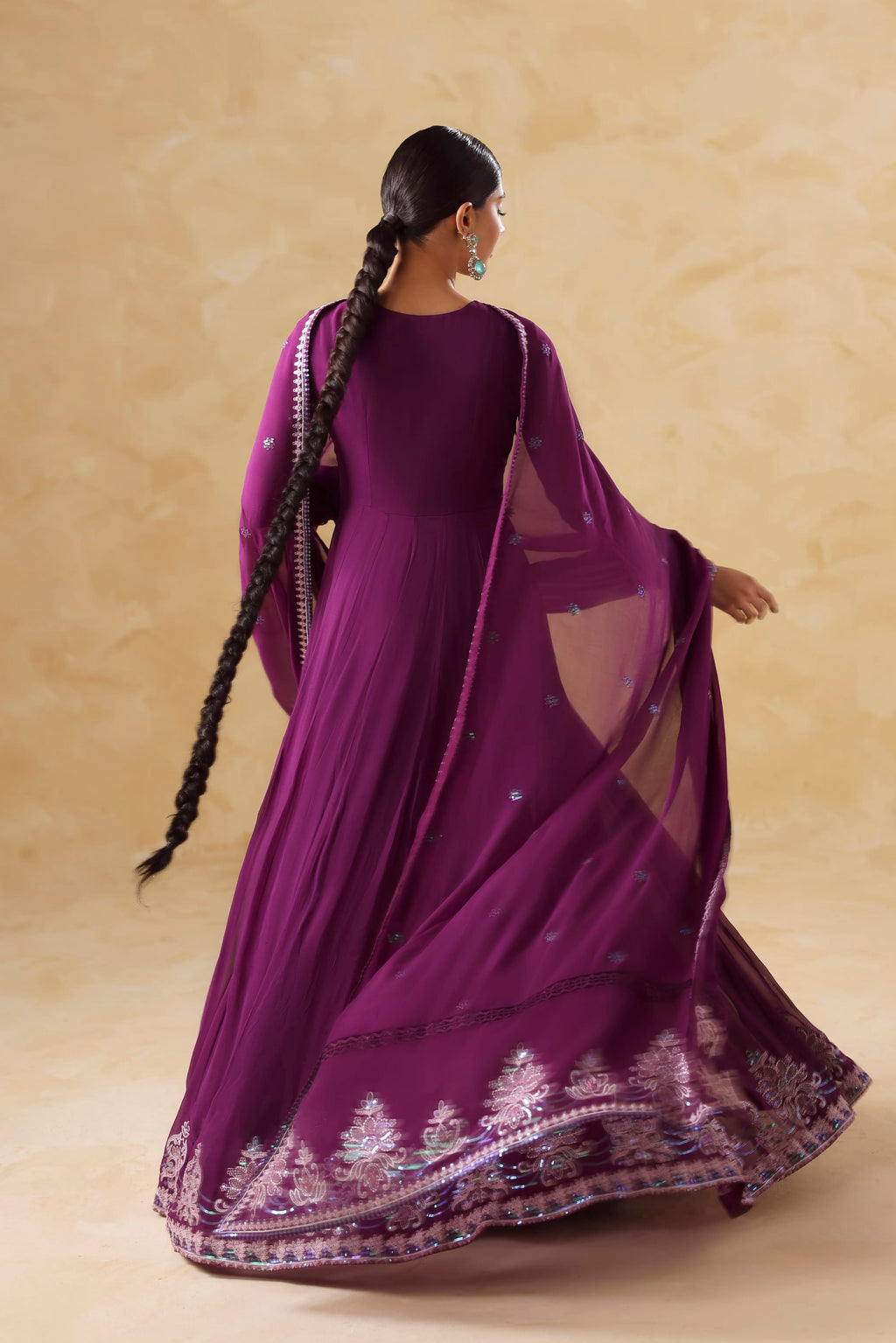Aurea Raw Silk Pakistani Formal Dresses