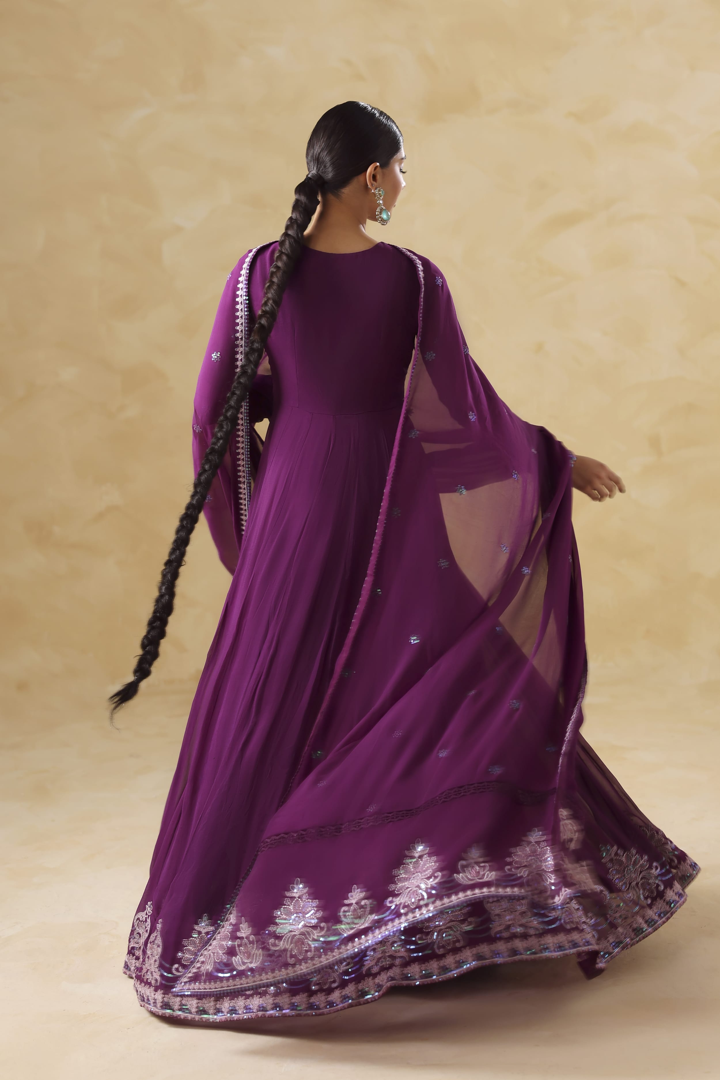 Aurea Raw Silk Pakistani Formal Dresses