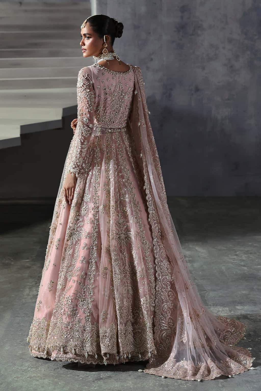 Sofia Raw Silk Pakistani Formal Dresses - Afrozeh - 2