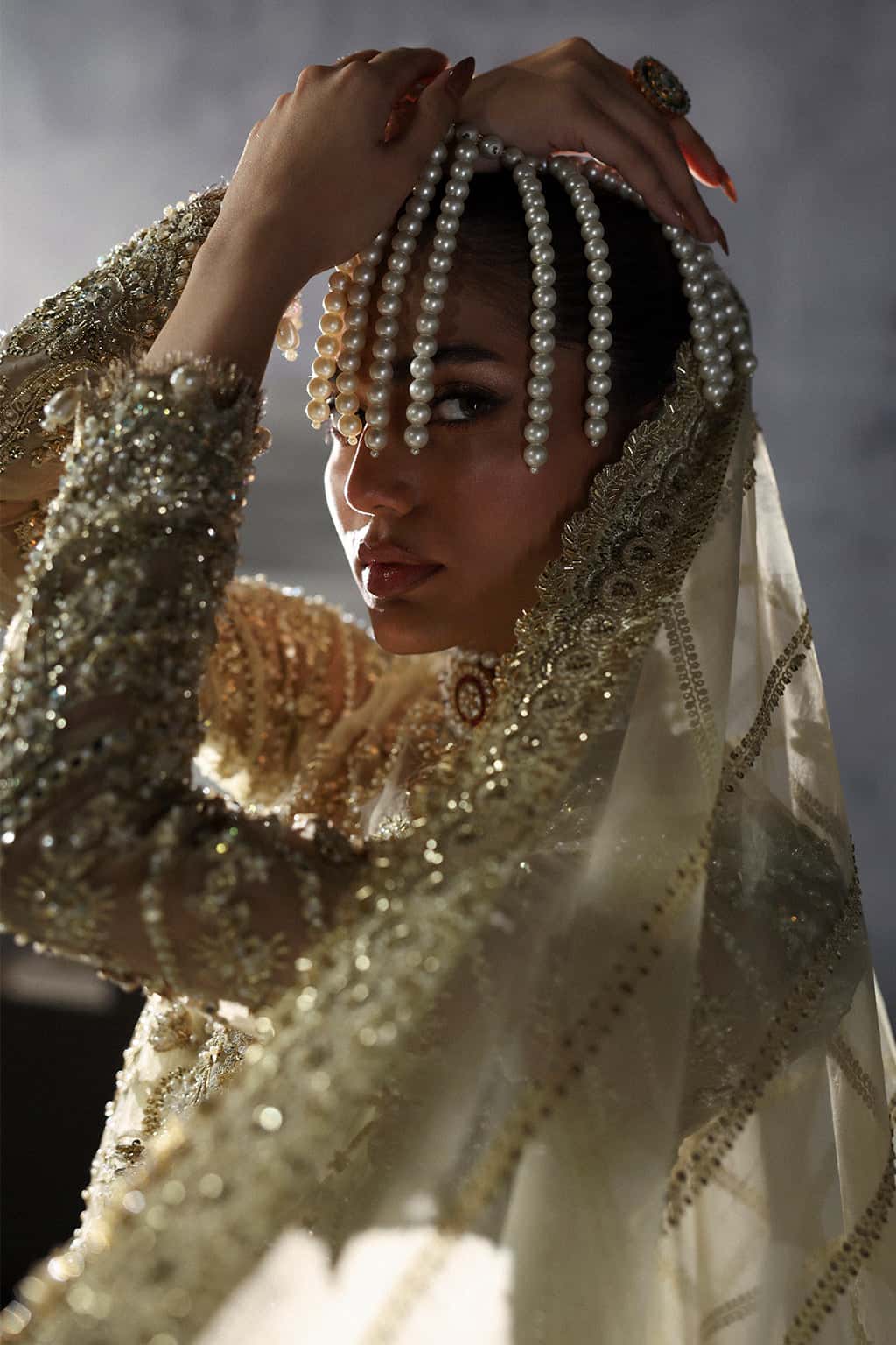 Orazio Raw Silk Pakistani Formal Dresses - Afrozeh - 4