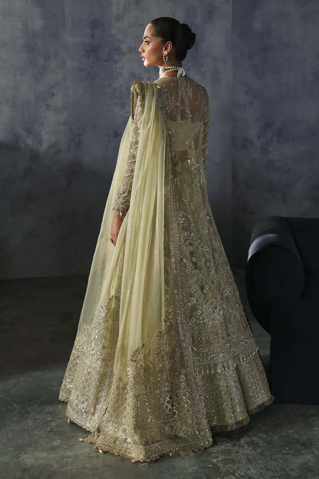 Orazio Raw Silk Pakistani Formal Dresses - Afrozeh - 2