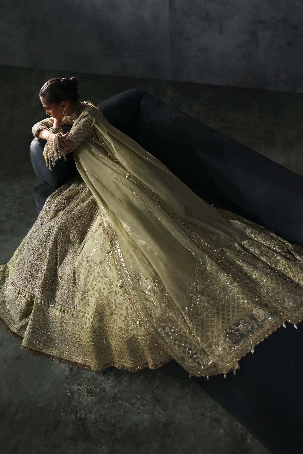 Orazio Raw Silk Pakistani Formal Dresses - Afrozeh - 8