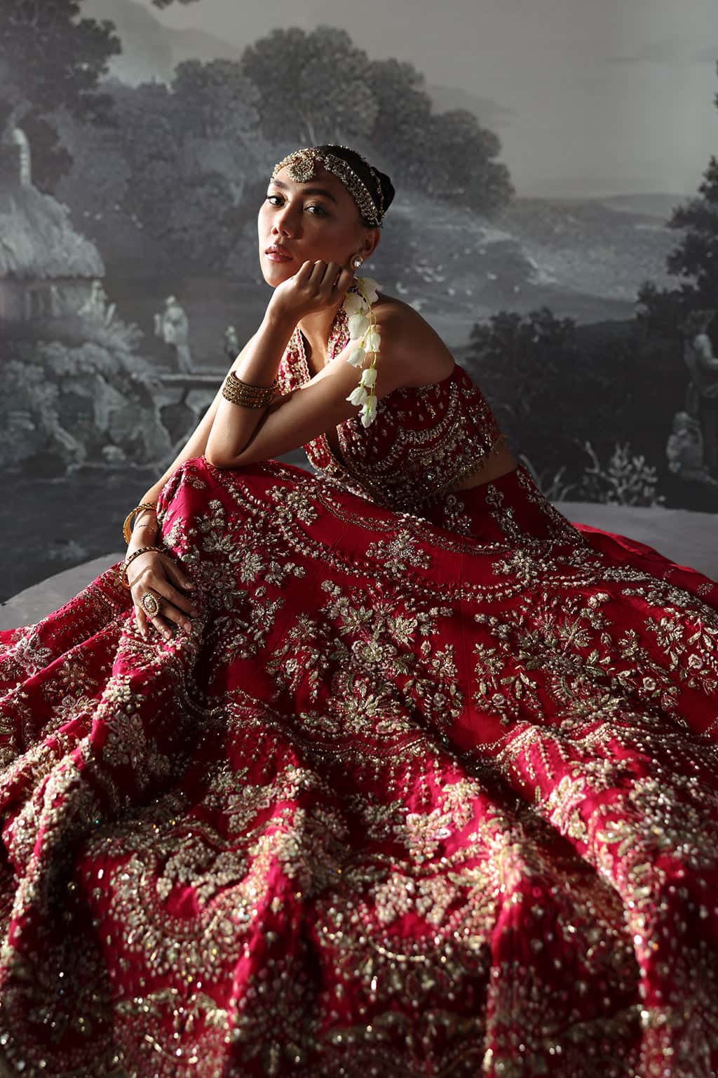 Claude Raw Silk Pakistani Formal Dresses - Afrozeh - 7