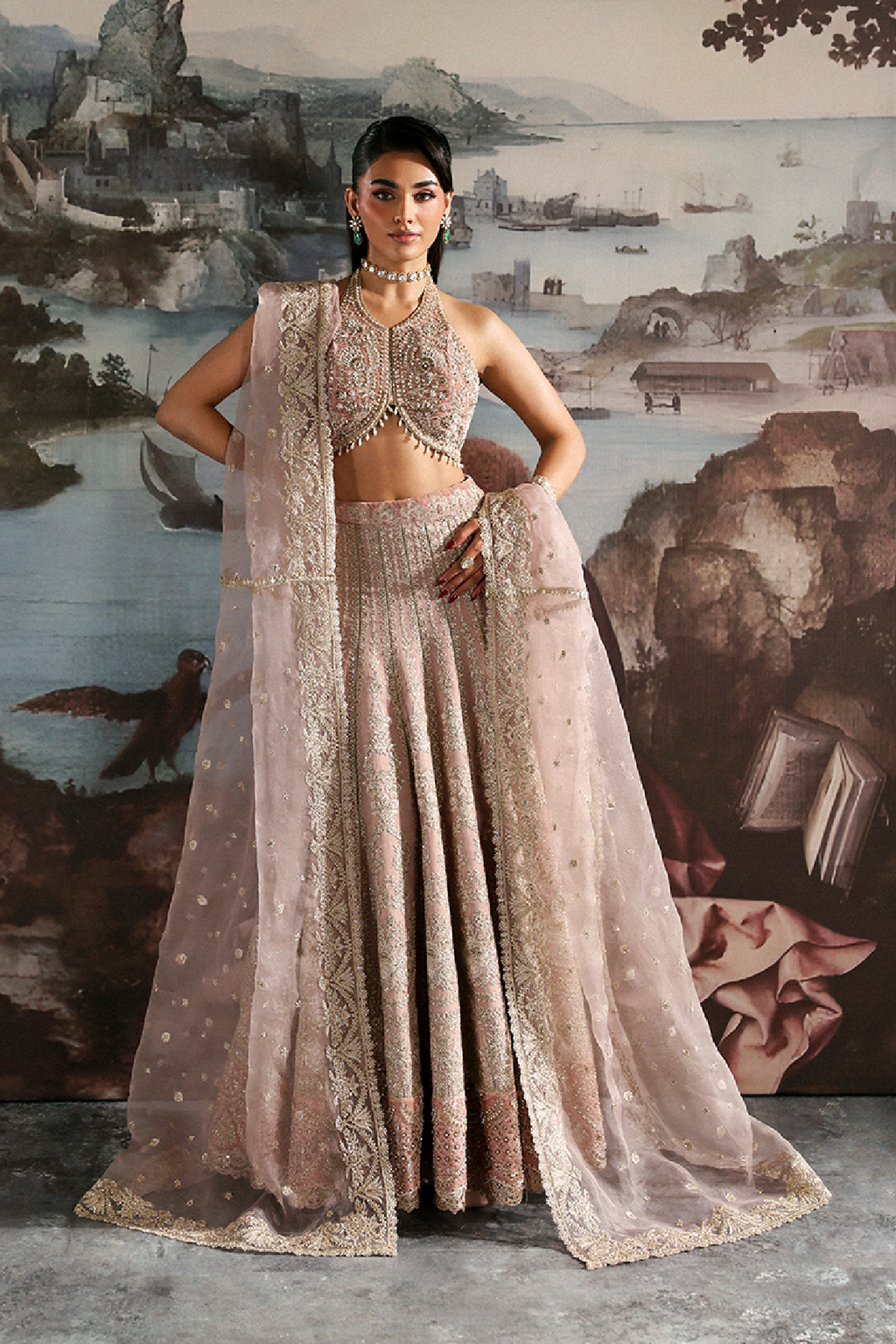 CELESTE Organza Pakistani Formal Dresses