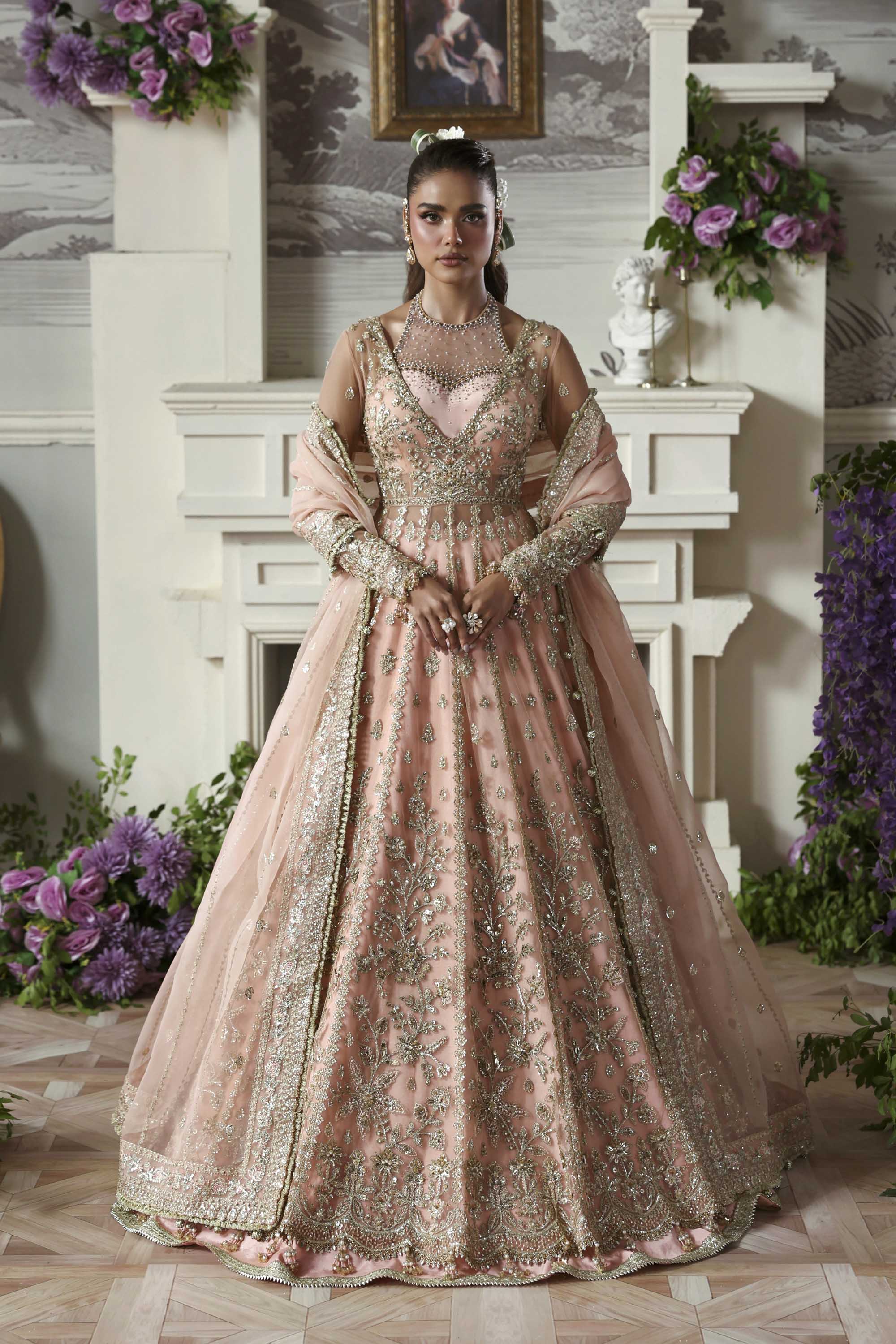 Sanoura Russian Grip Pakistani Formal Dresses