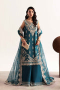Teal Pakistani Designer Dress