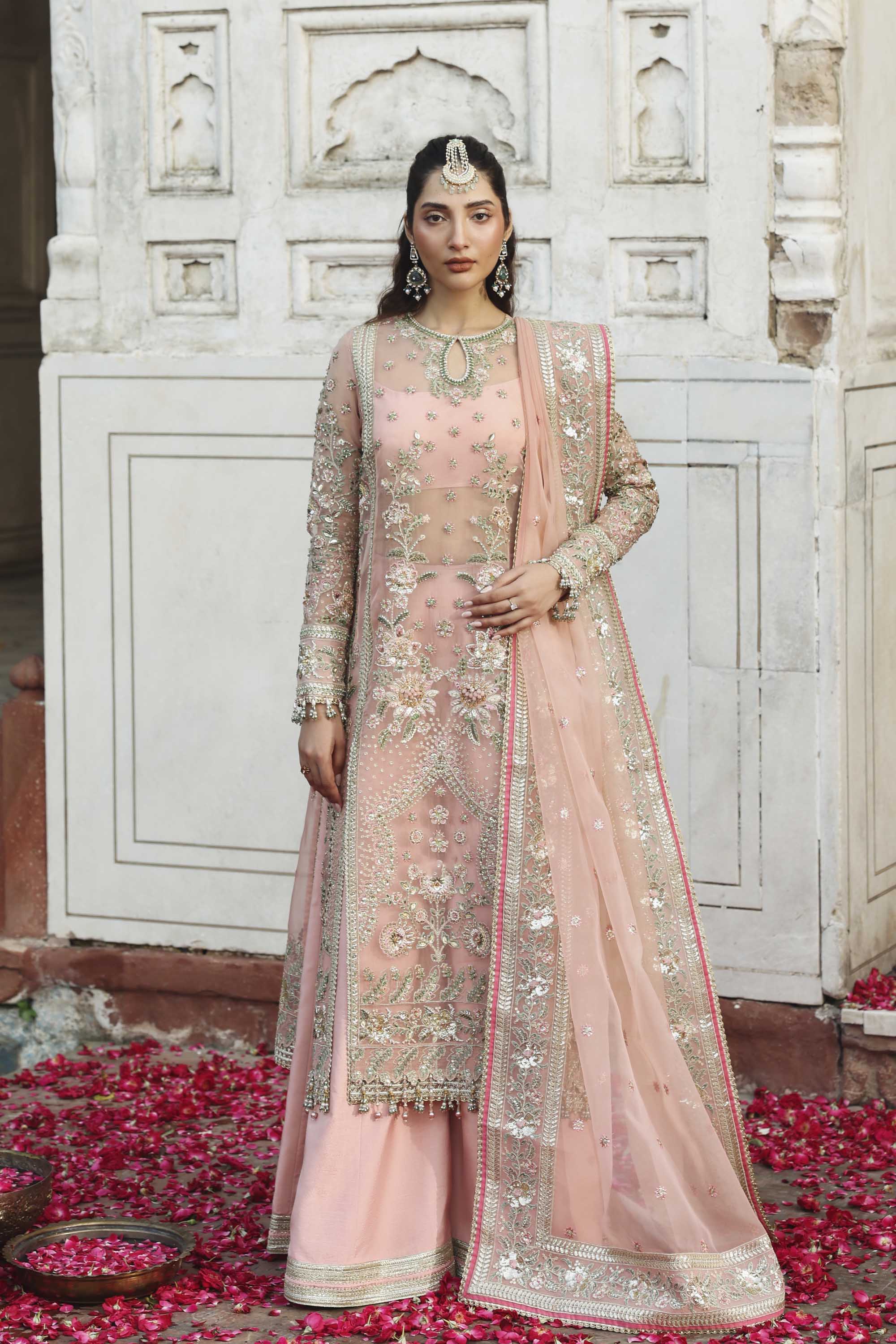 Naazi Raw Silk Pakistani Formal Dresses