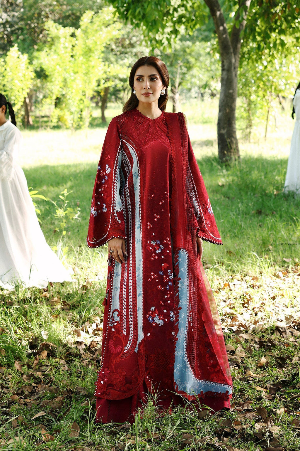 HALIA Organza Pakistani Summer Dresses - Afrozeh - 1