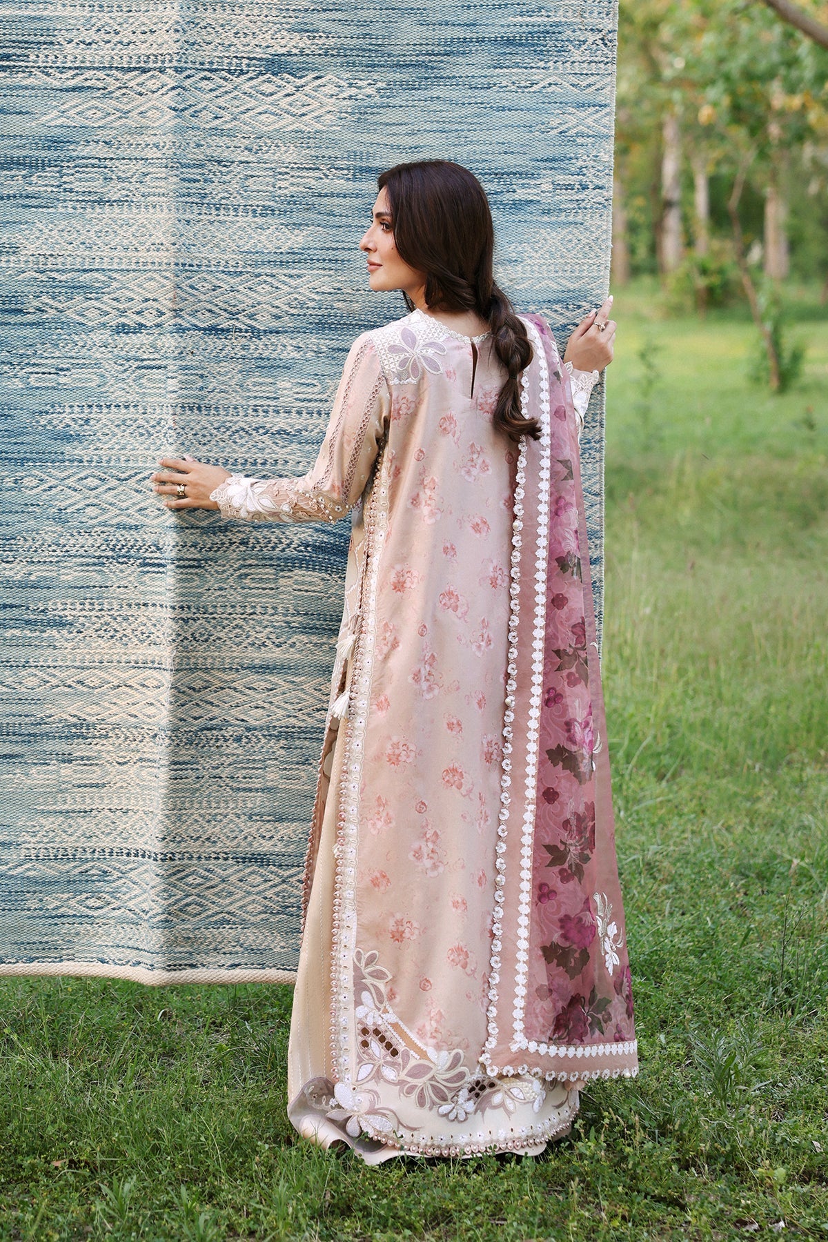 ZEYAM Organza Pakistani Summer Dresses - Afrozeh - 2