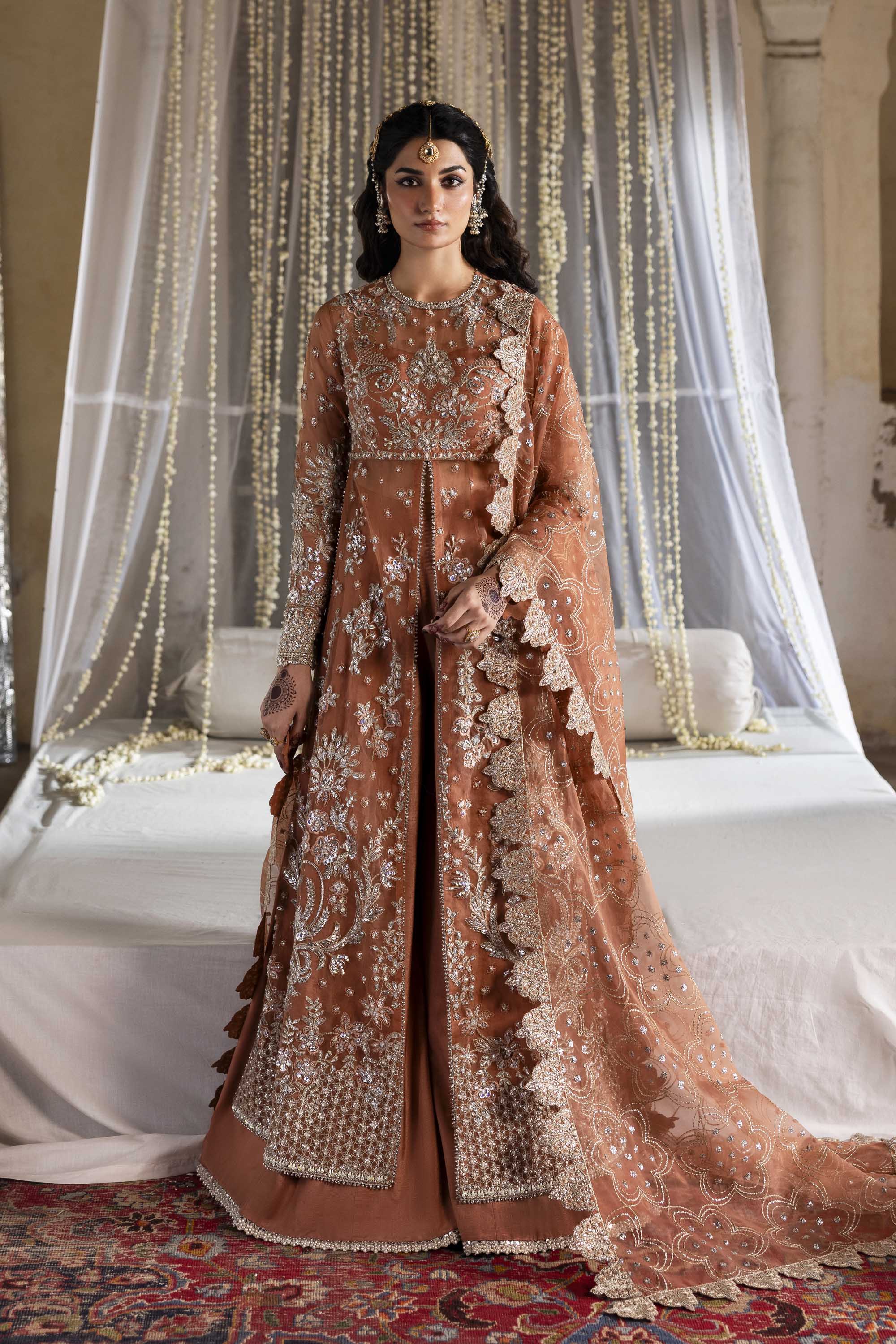 Meherun Raw Silk Pakistani Formal Dresses