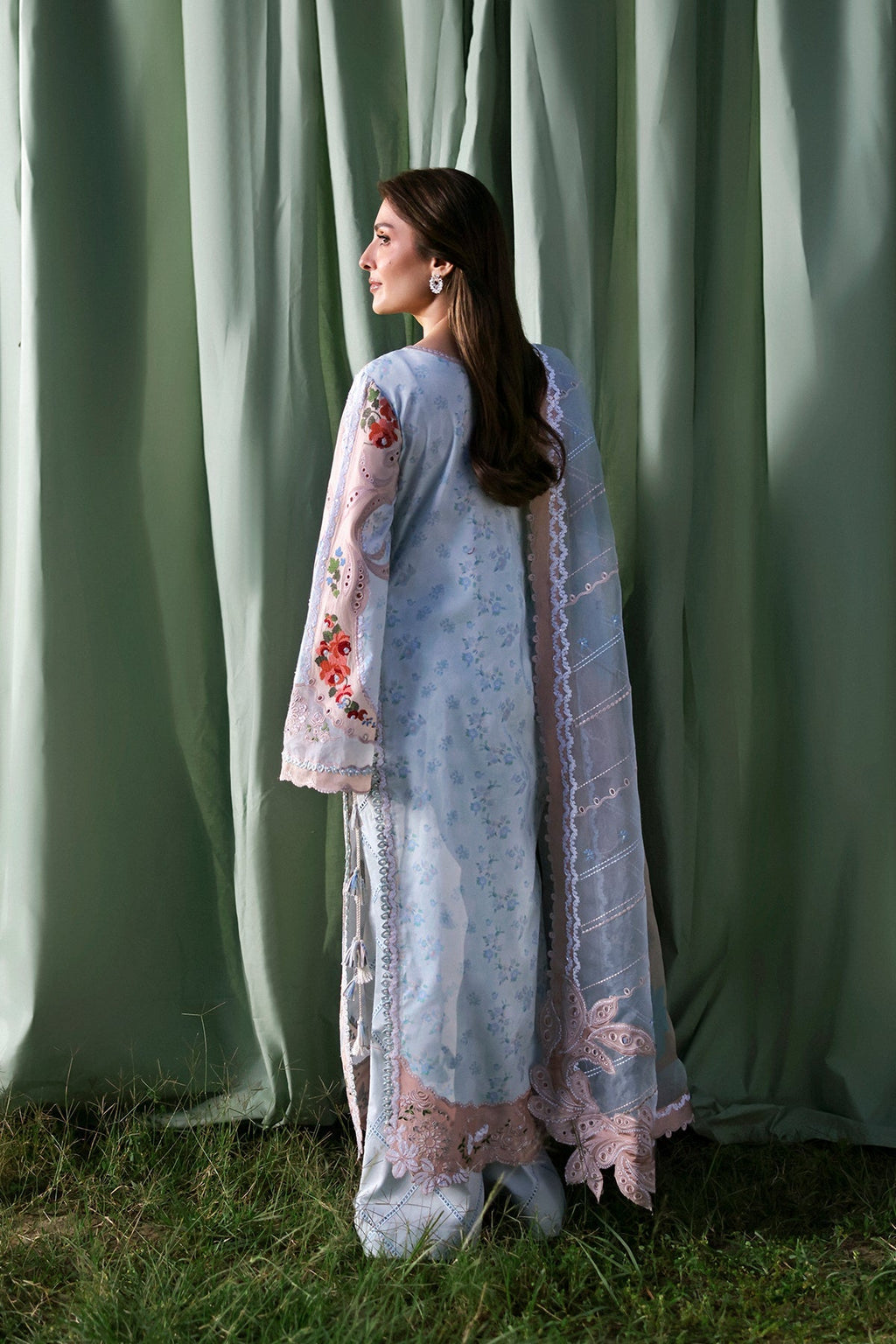 EIRENE Organza Pakistani Summer Dresses - Afrozeh - 2