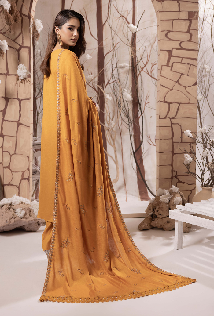 Irina-D02 Premium Fabric Pakistani Winter Dresses - Humdum - 3