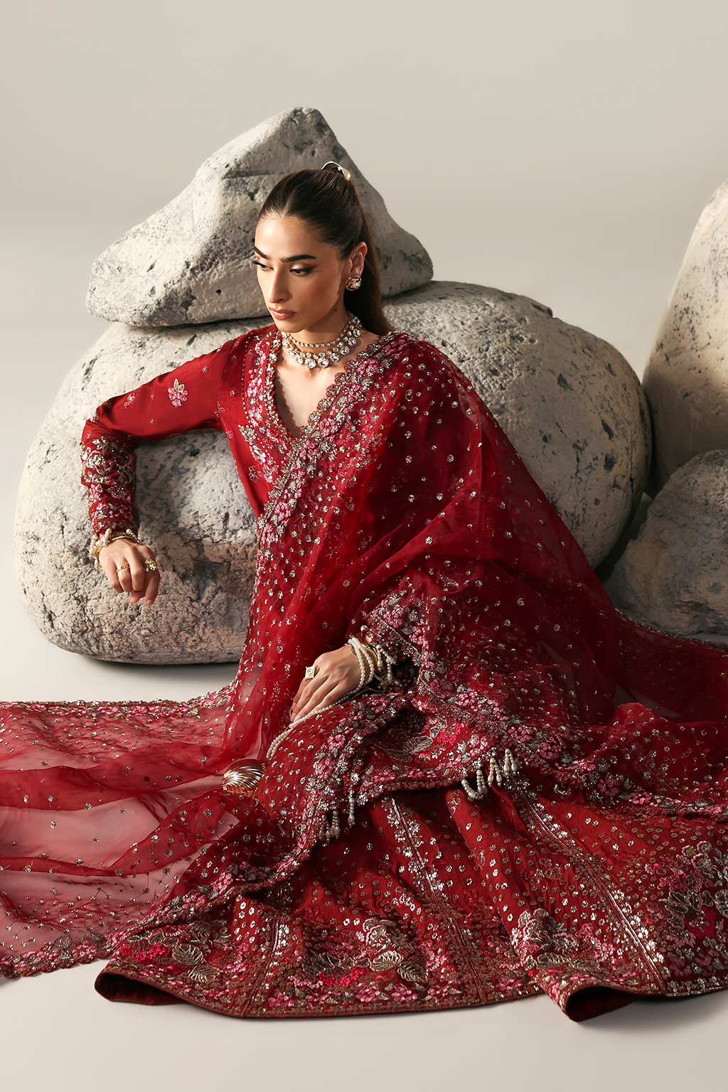 SERENITY BLOOM Luxury Pakistani Fashion