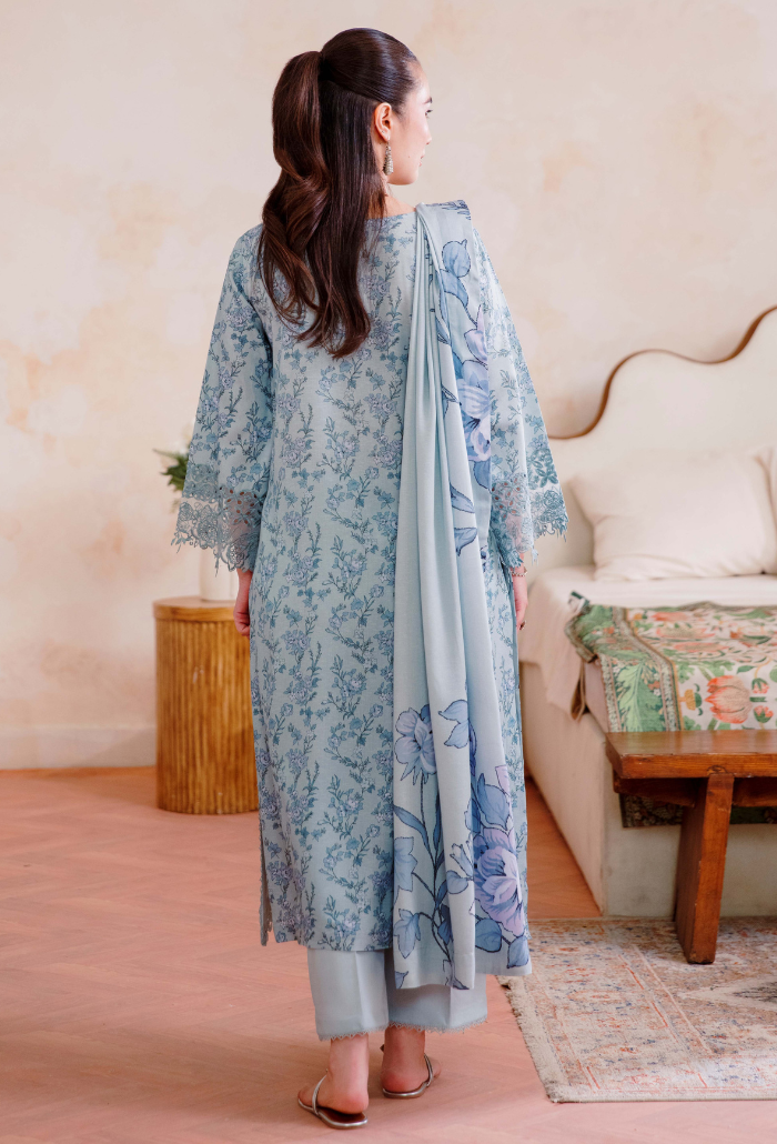 LAYLA - D03 Organza Pakistani Winter Dresses - Humdum - 2