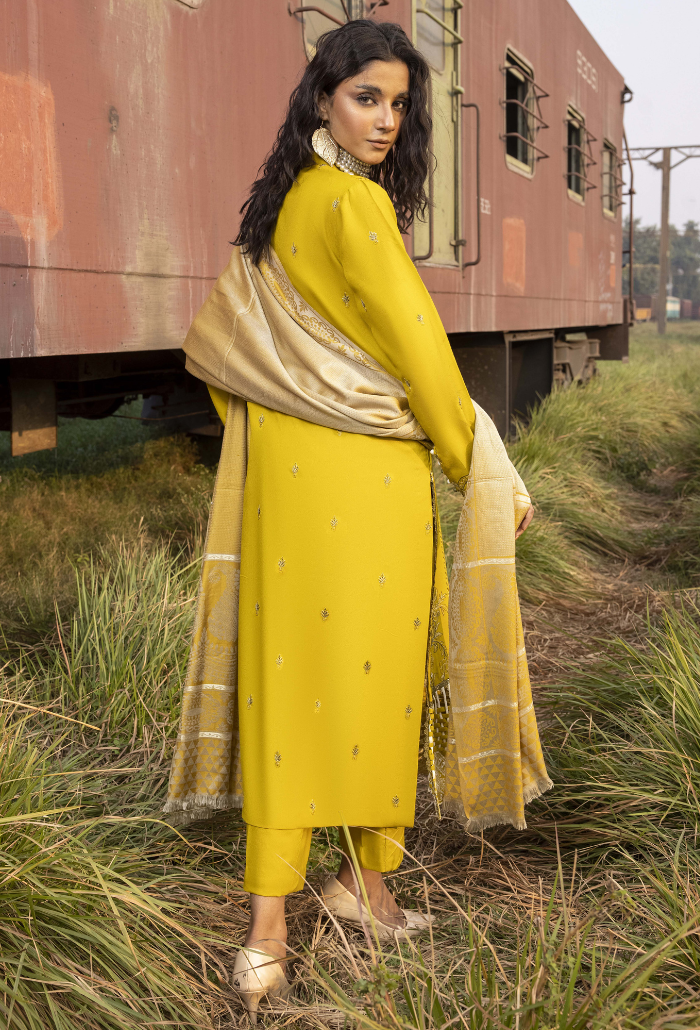 Rahgeer - D08 Jacquard Pakistani Winter Dresses - Humdum - 3