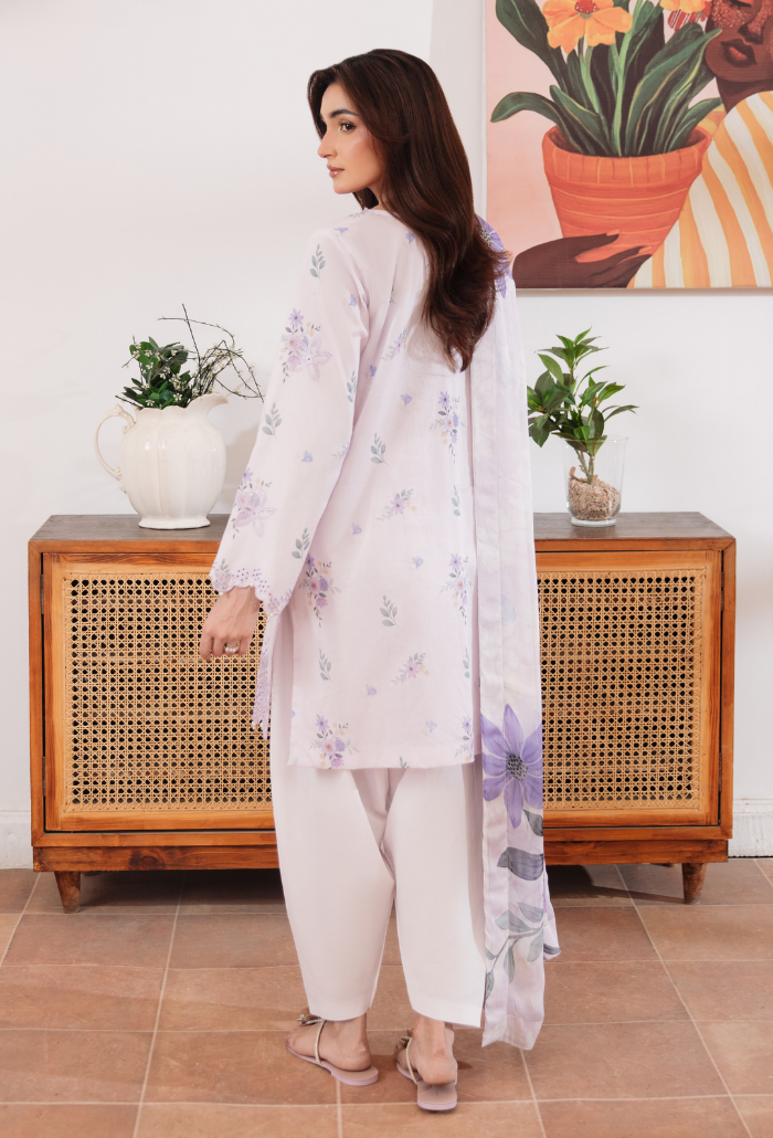 Summer Breeze'3- D04 Organza Pakistani Summer Dresses - Humdum - 2