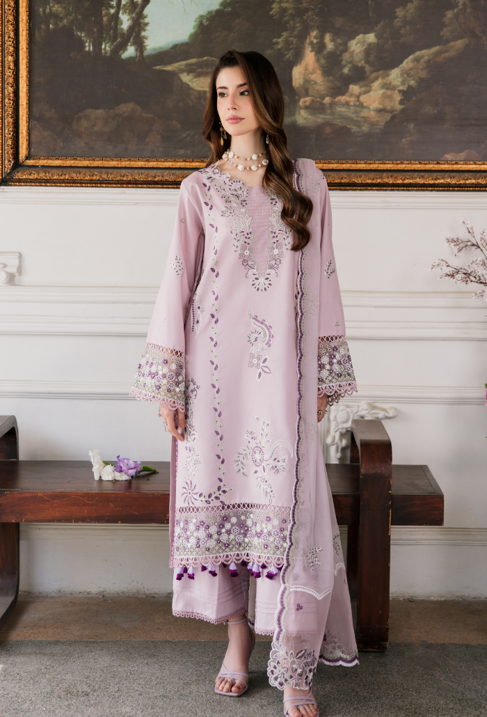Meraki'2 - D07 Organza Pakistani Summer Dresses - Humdum - 3