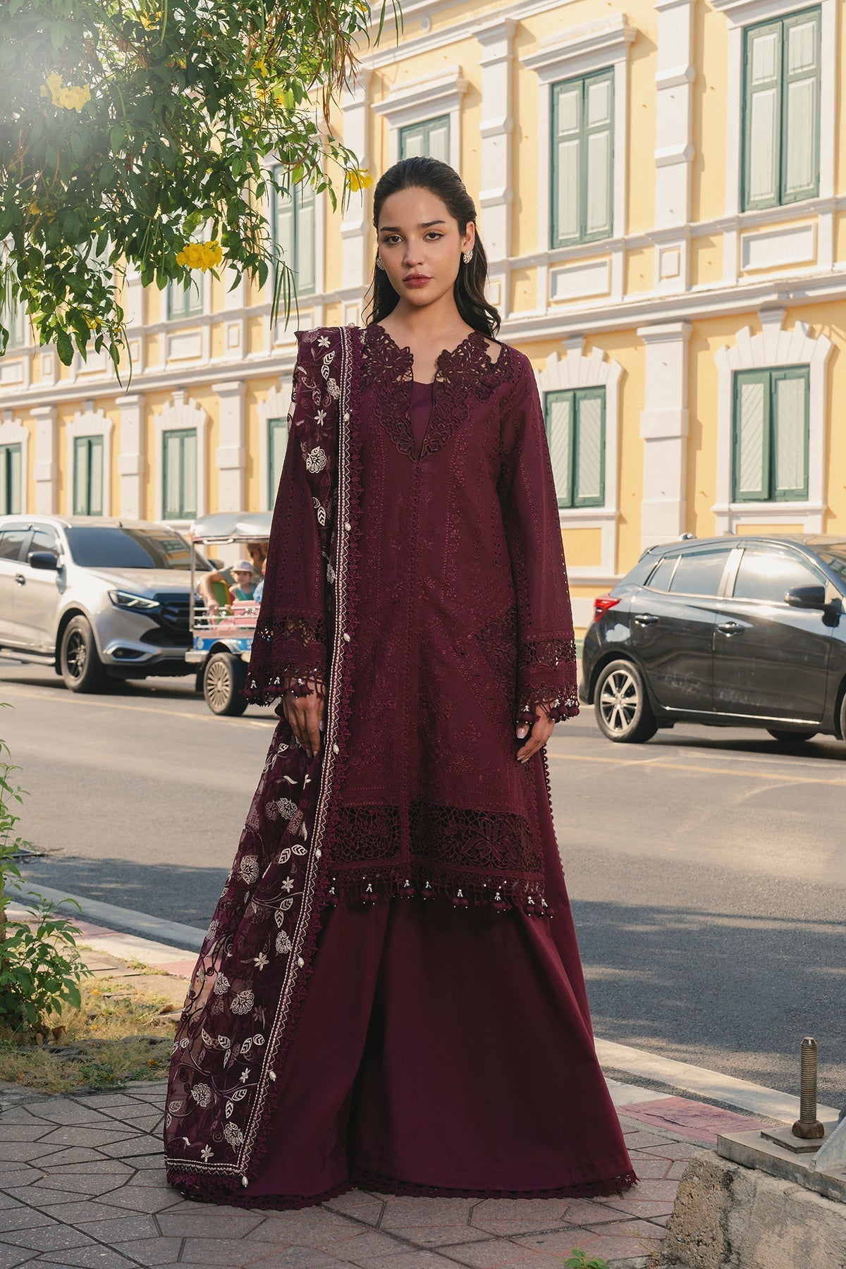Haya Organza Pakistani Summer Dresses - Afrozeh - 1