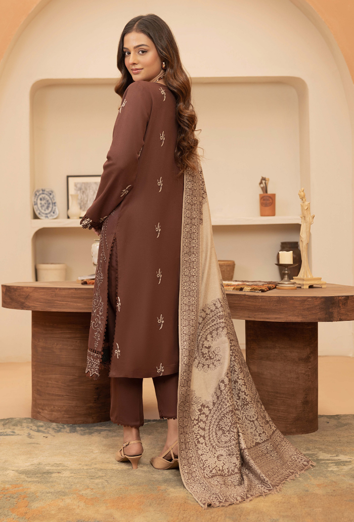 Carvan-D10 Premium Fabric Pakistani Winter Dresses - Humdum - 3