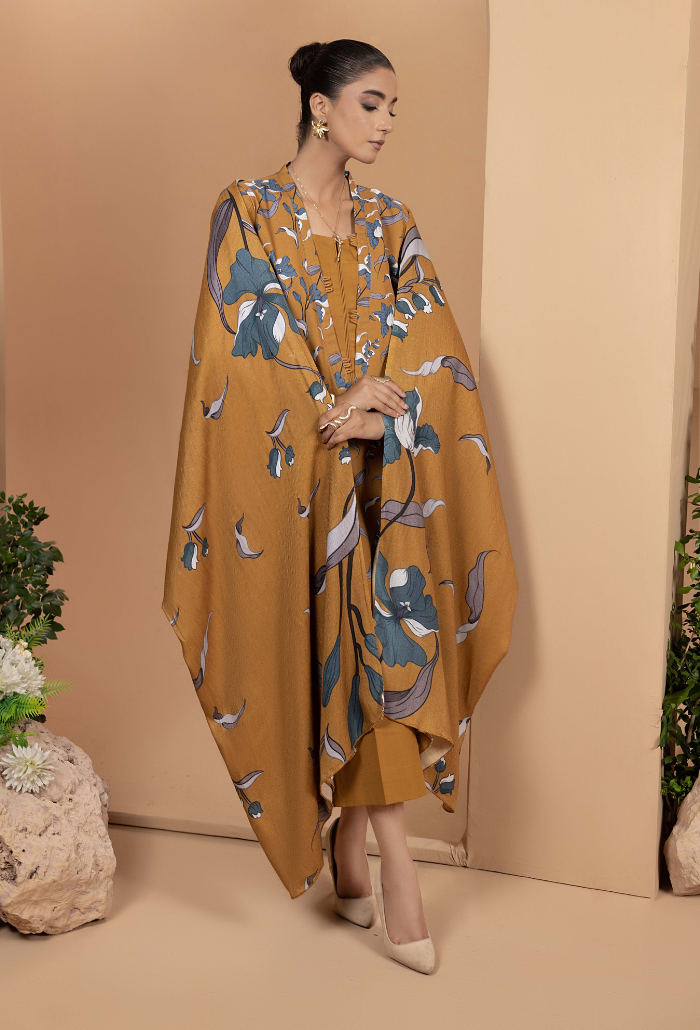 Zara - D08 Khaddar Pakistani Winter Dresses - Humdum - 2