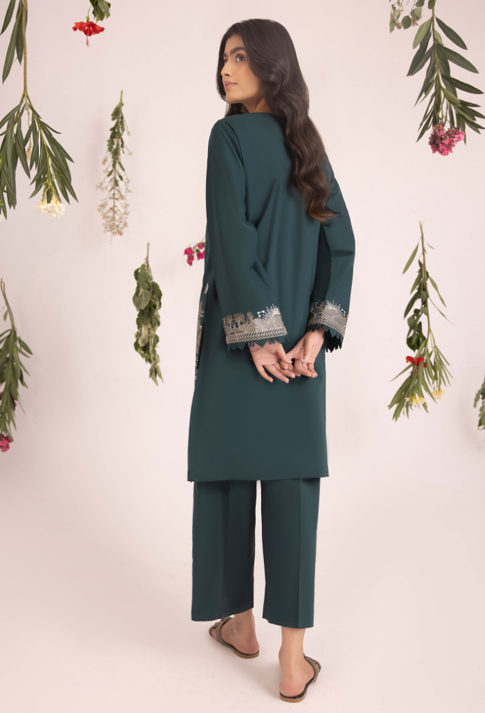 Pret 2 - D03 Lawn Pakistani Summer Dresses - Humdum - 2
